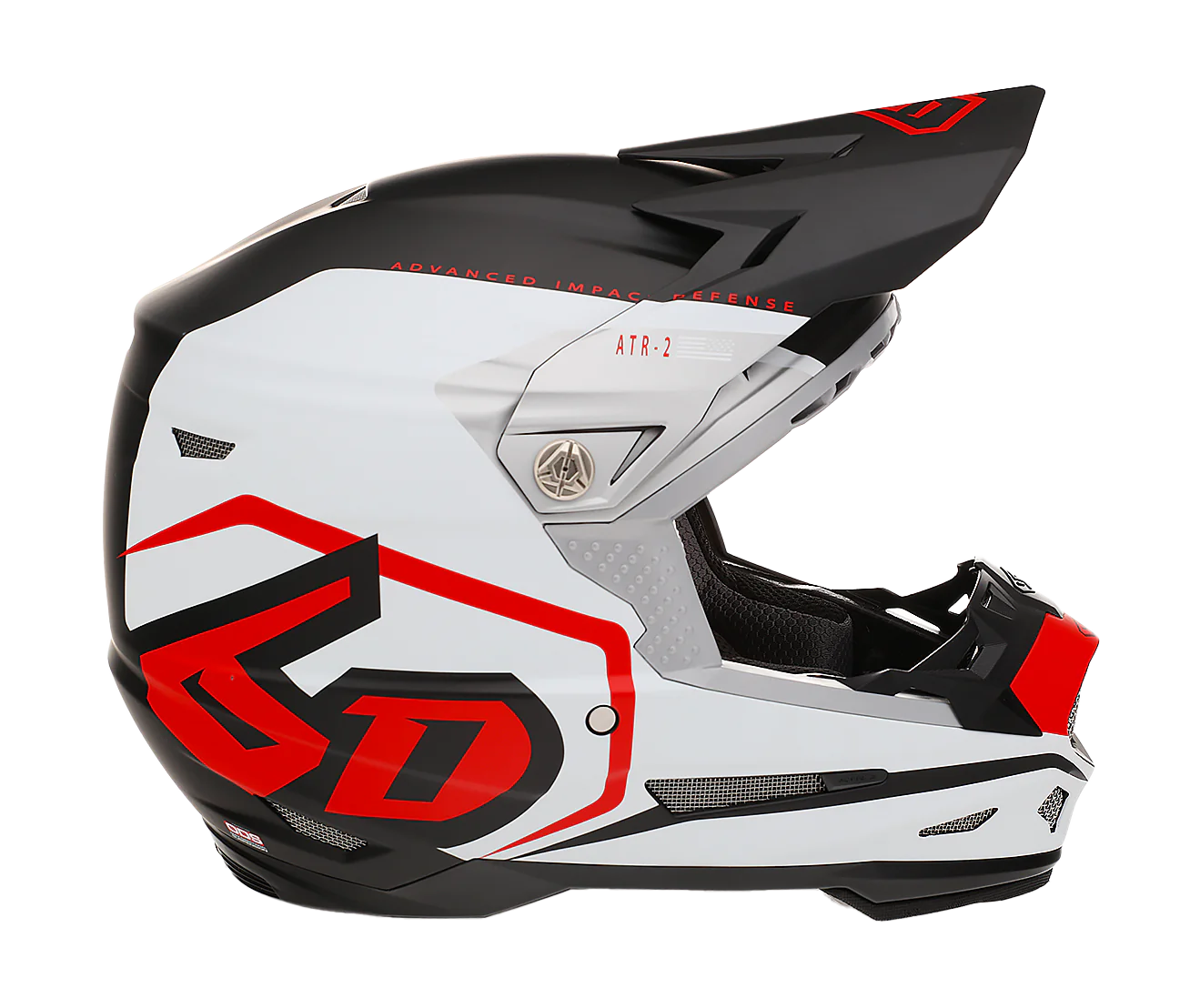 6D Motocross Helmet ATR-2 Delta - Red
