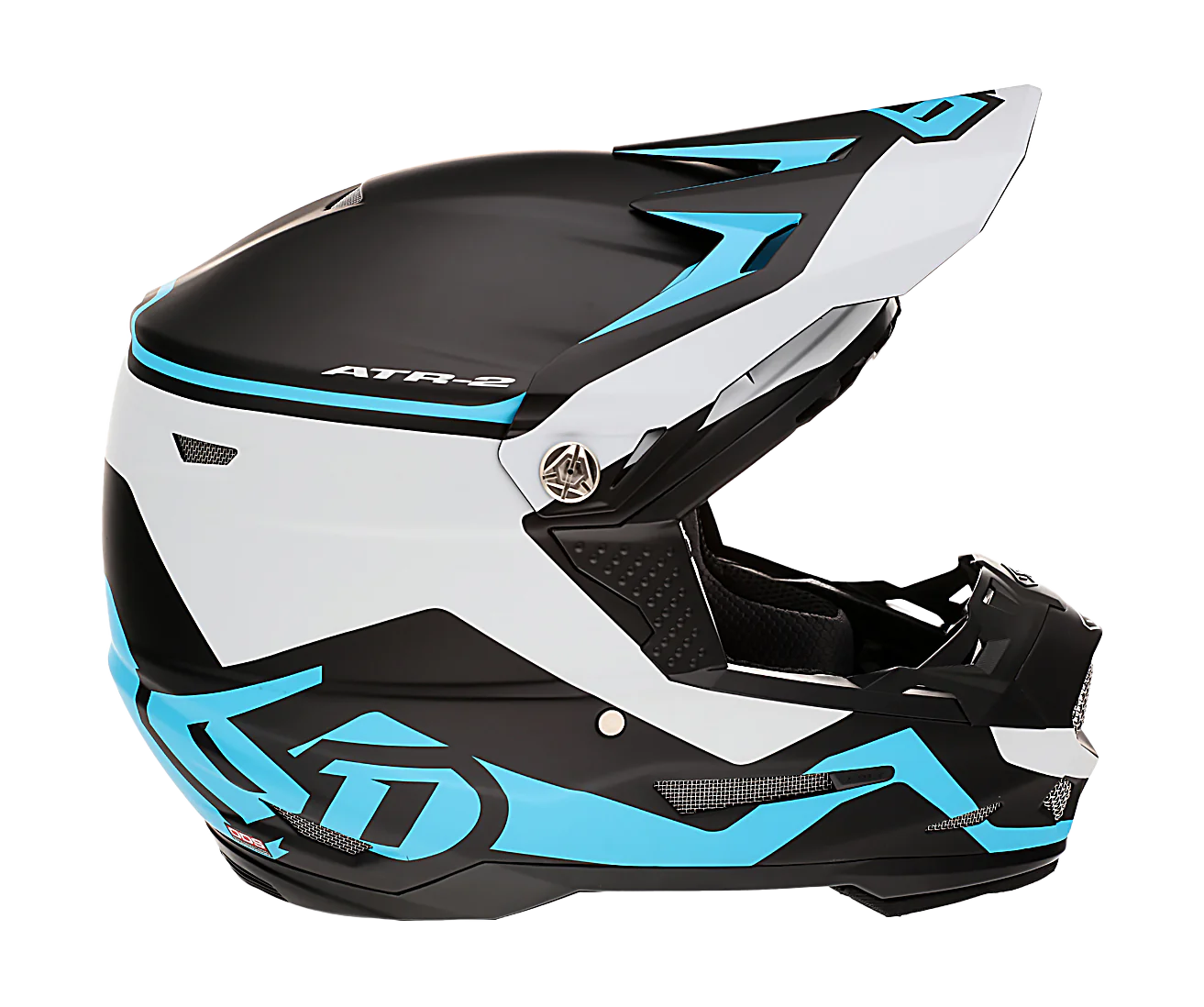 6D Motocross Helmet ATR-2 Drive - Cyan