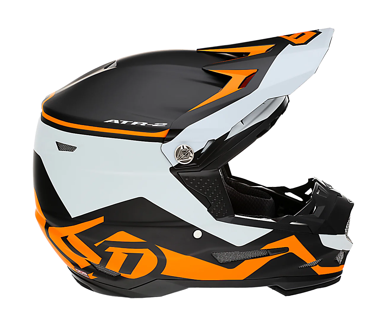 6D Motocross Helmet ATR-2 Drive - Neon Orange