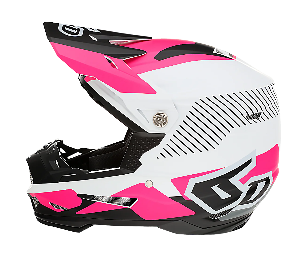 6D Motocross Helmet ATR-2 Fusion - Neon Pink