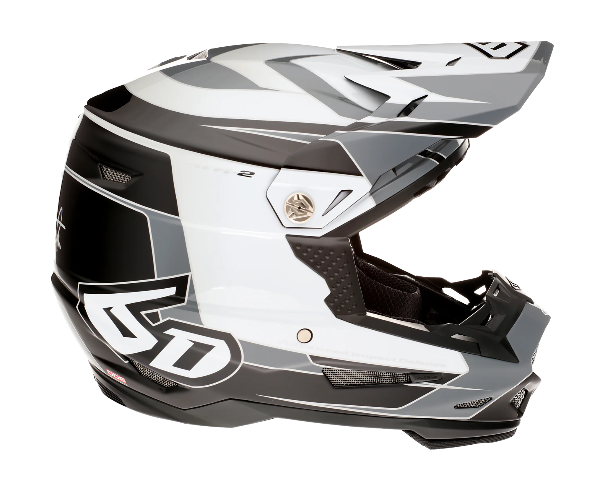 6D Motocross Helmet ATR-2 Impact - White