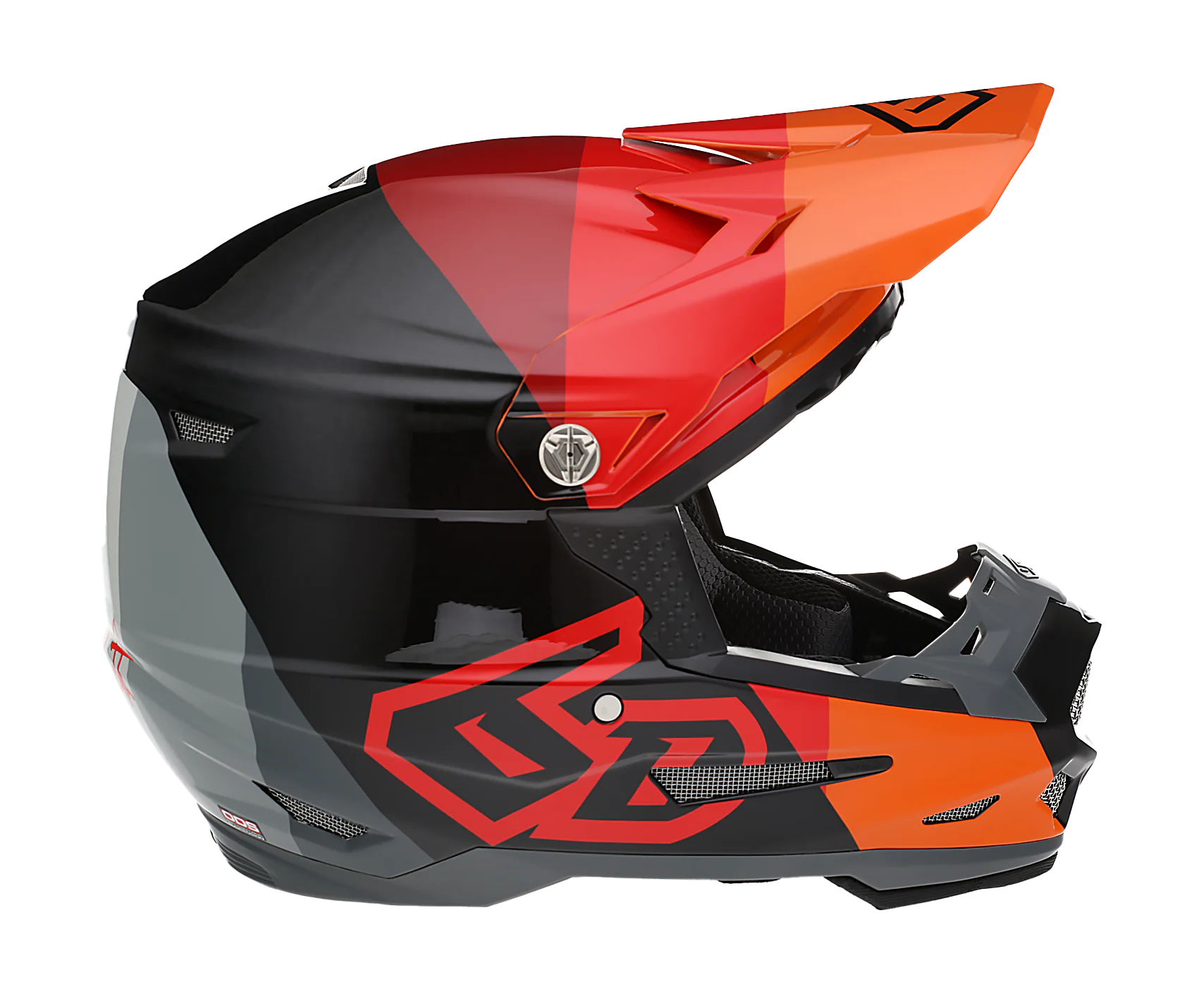 6D Motocross Helmet ATR-2 Range - Red