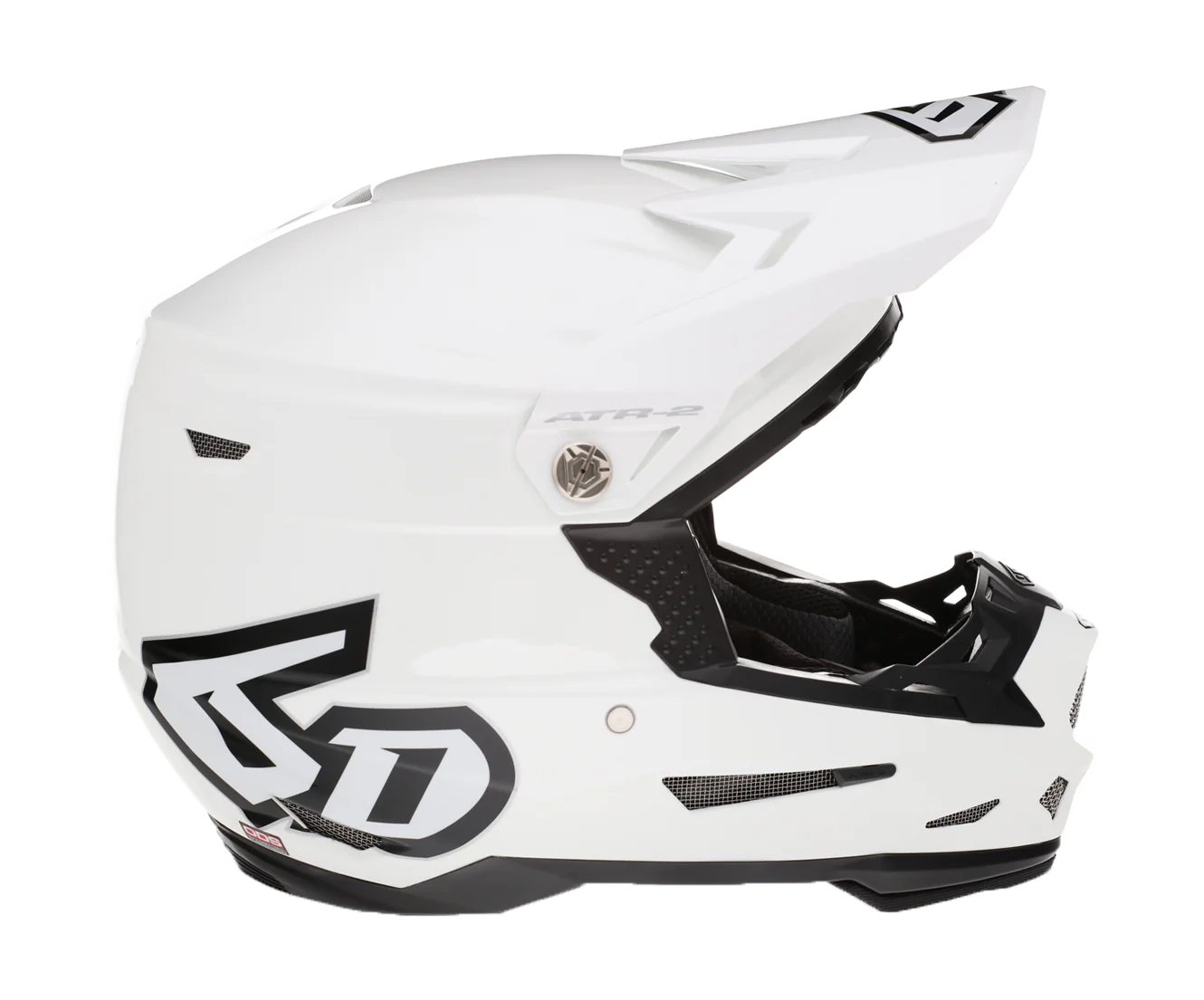6D Motocross Helmet ATR-2 Solid - White