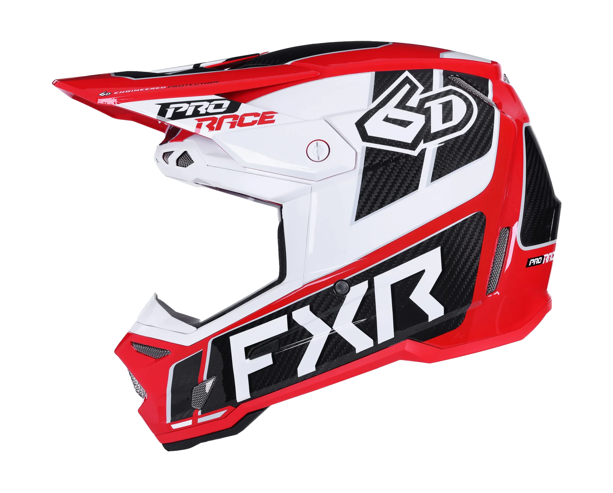 6D Motocross Helmet ATR-3 FXR - Cayenne