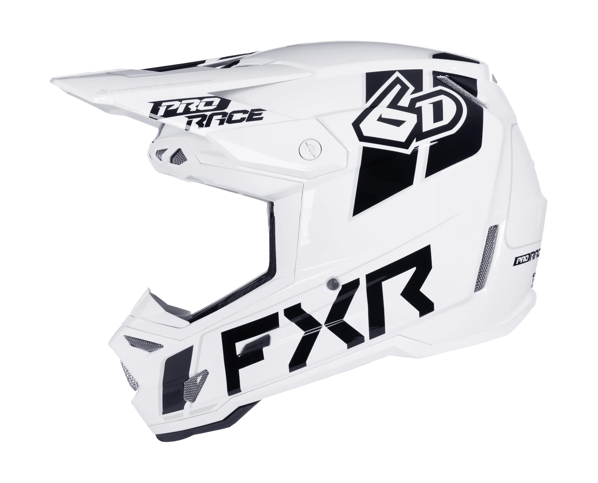 6D Motocross Helmet ATR-3 FXR - Checker
