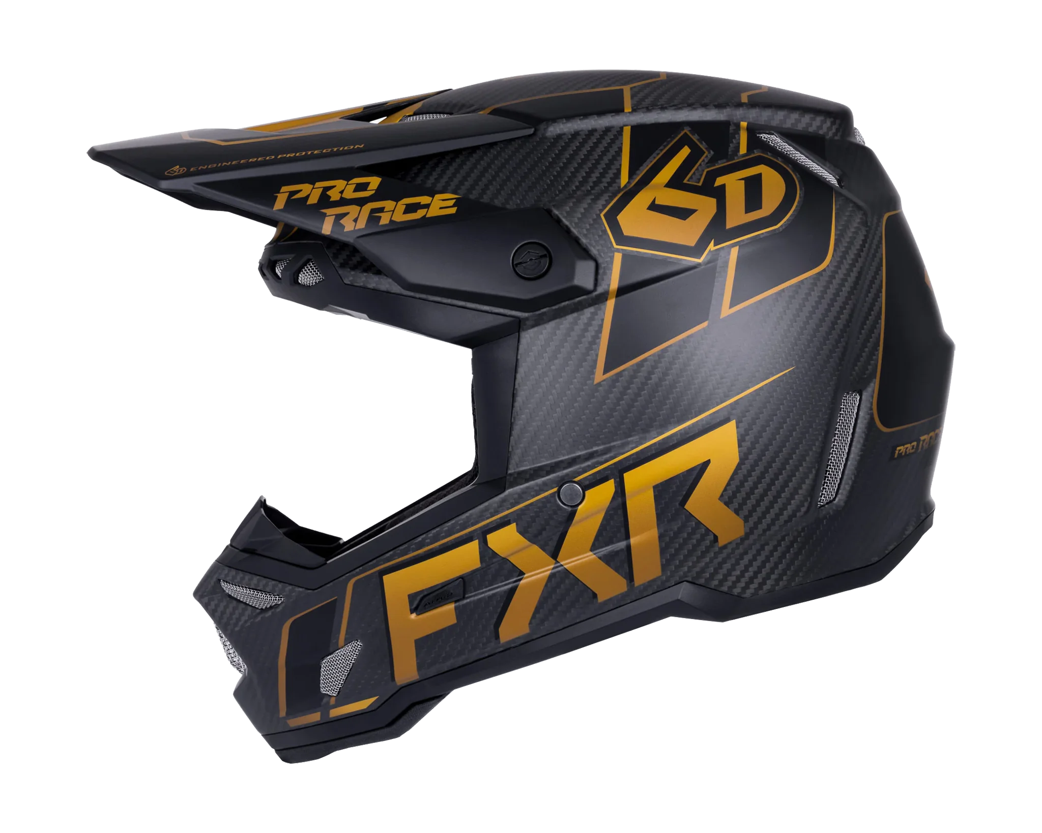 6D Motocross Helmet ATR-3 FXR - Texas Tea