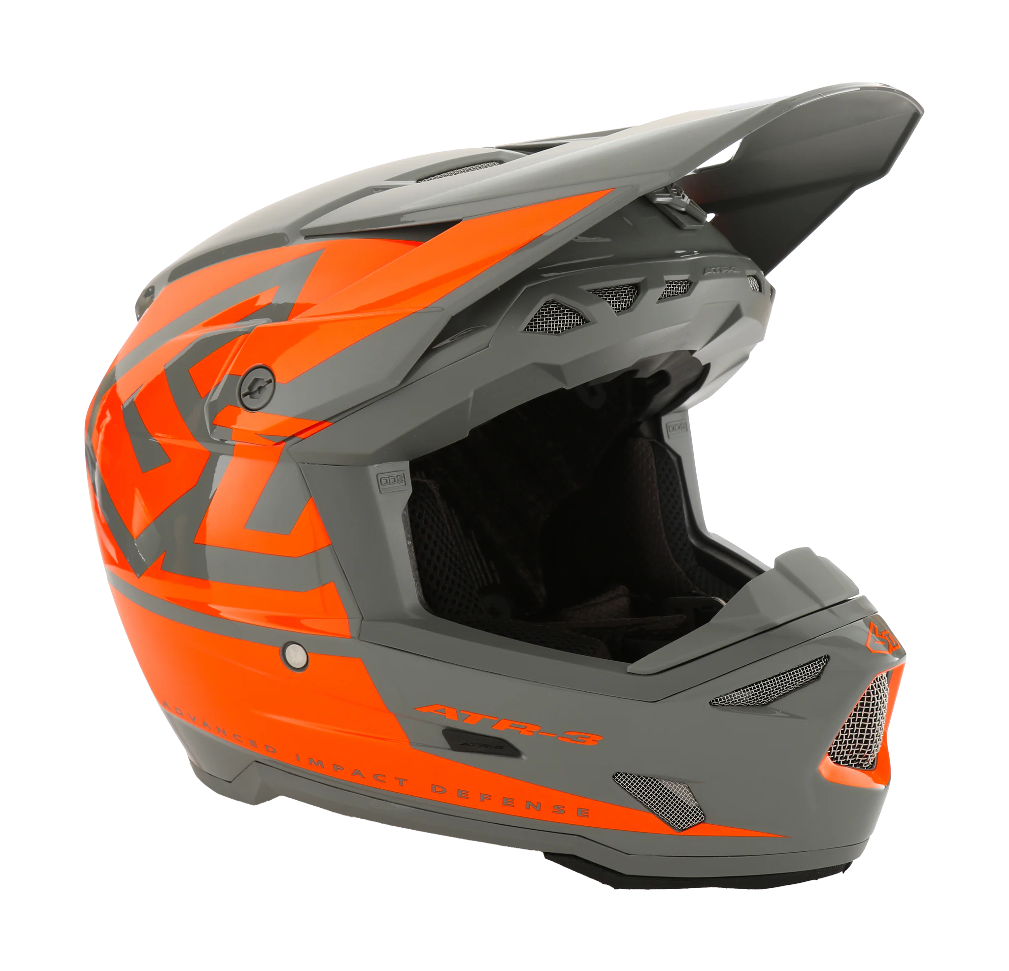 6D Motocross Helmet ATR-3 Hex - Neon Orange