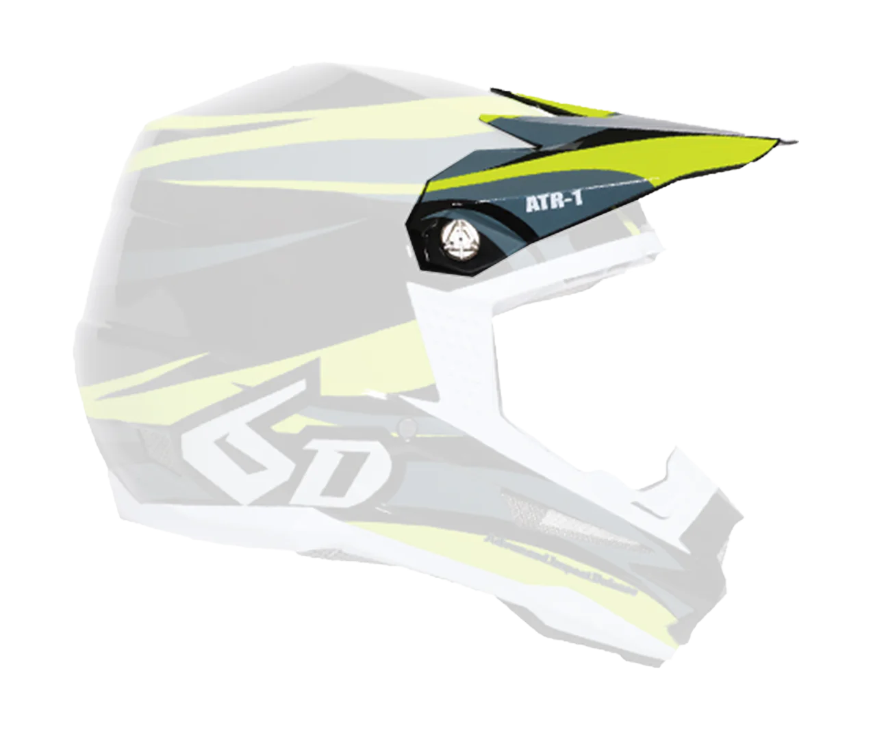 6D Helmet Visor ATR-1 Flo - Neon Yellow / Black