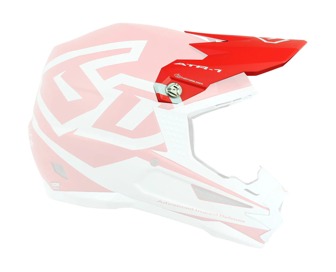 6D Helmet Visor ATR-1 Macro - Matte Red