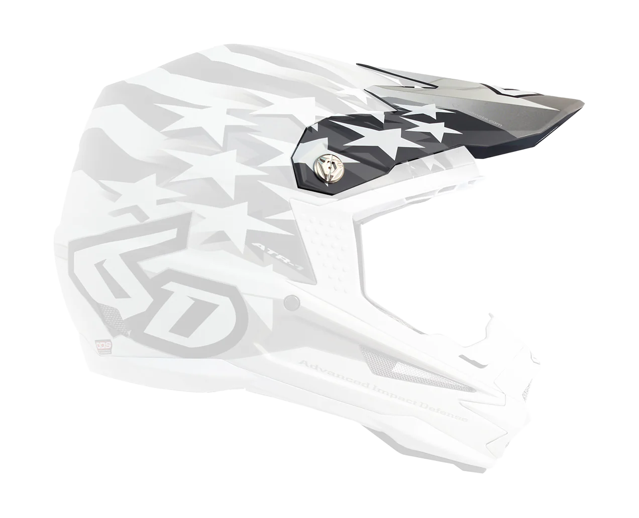 6D Helmet Visor ATR-1 Patriot - Matte White