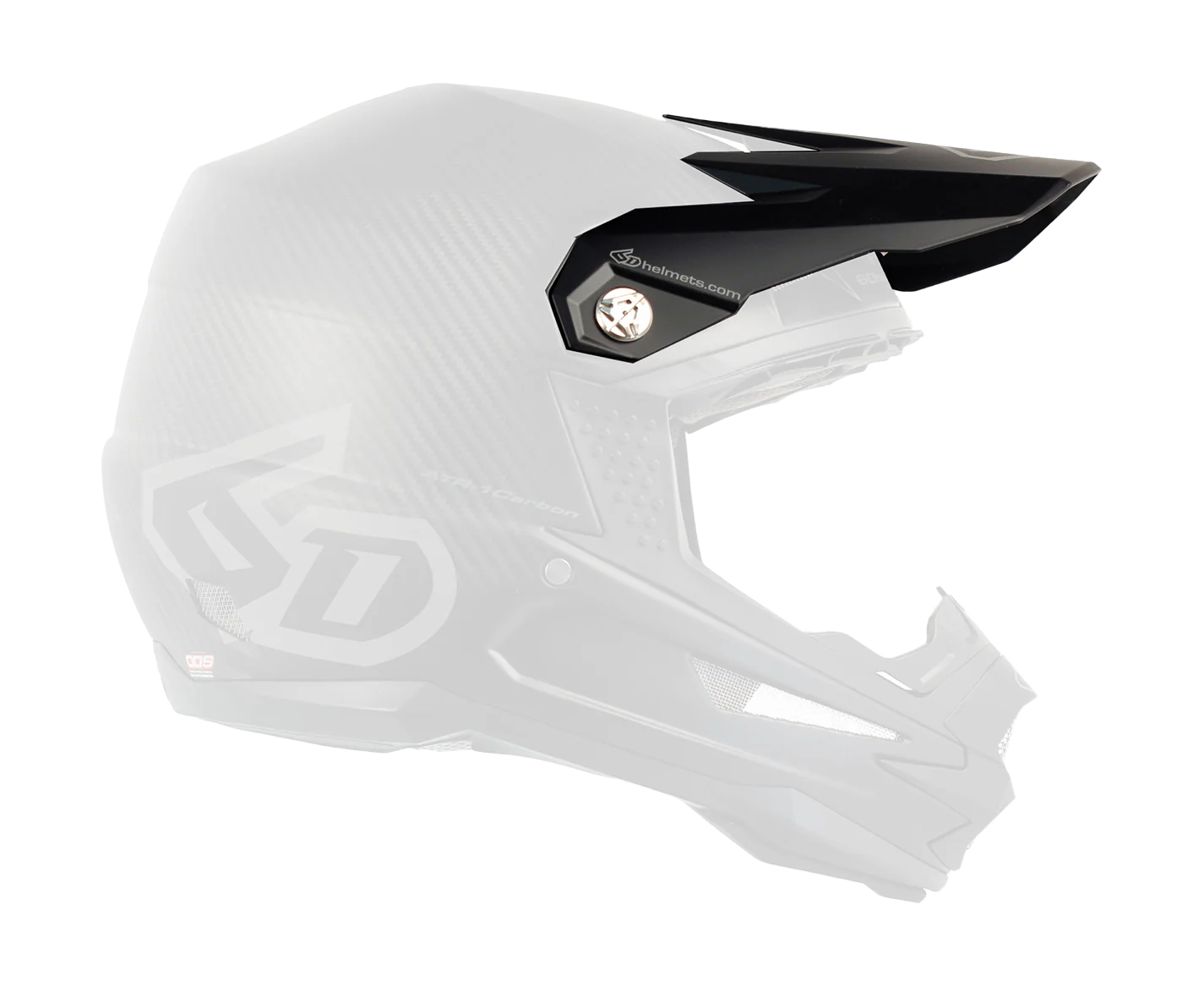 6D Helmet Visor ATR-1 Phantom Carbon - Matte Black