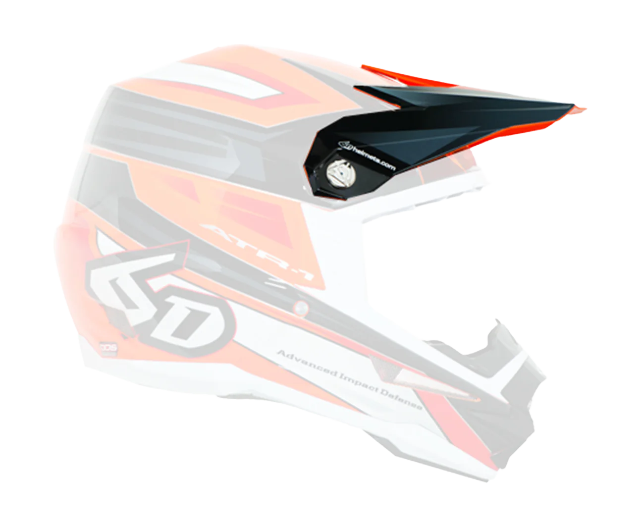 6D Helmet Visor ATR-1 Pilot - Neon Orange