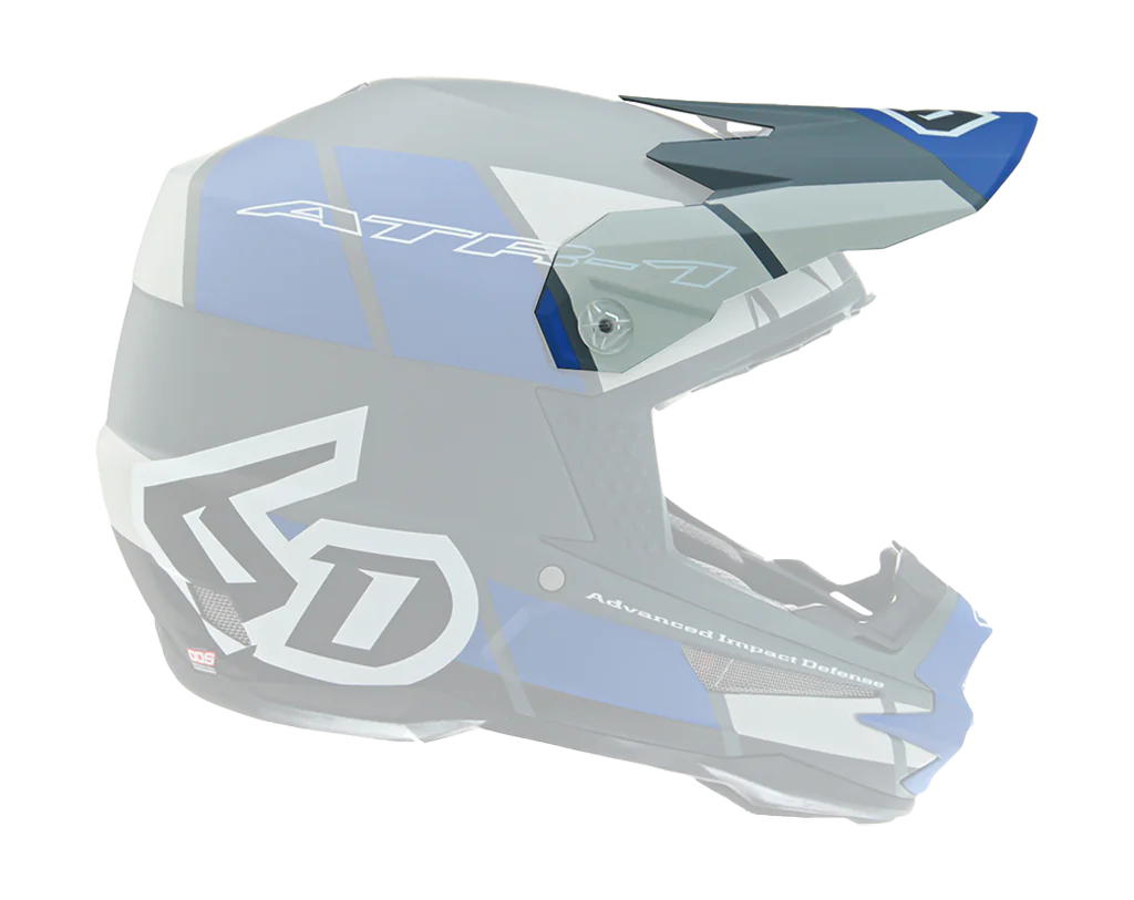 6D Helmet Visor ATR-1 Shear - Blue / Grey / Black