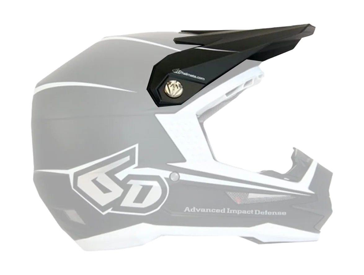6D Helmet Visor ATR-1 Stealth Graphic - Black