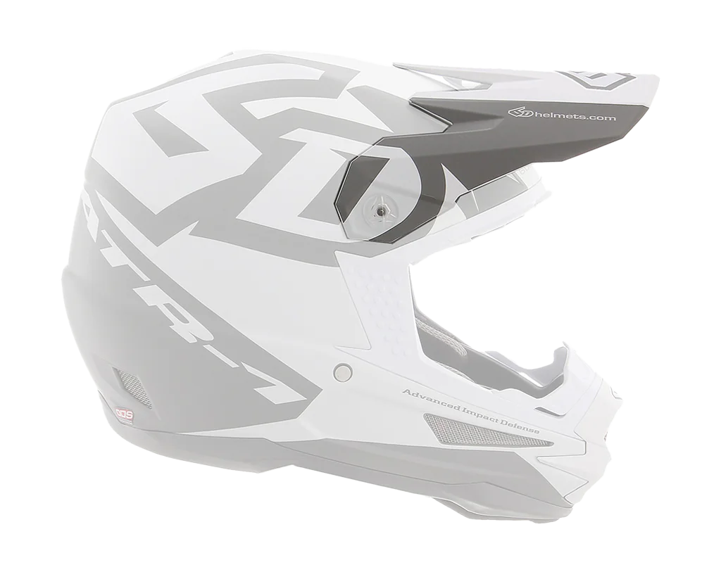 6D Helmet Visor ATR-1 Switch - White / Grey