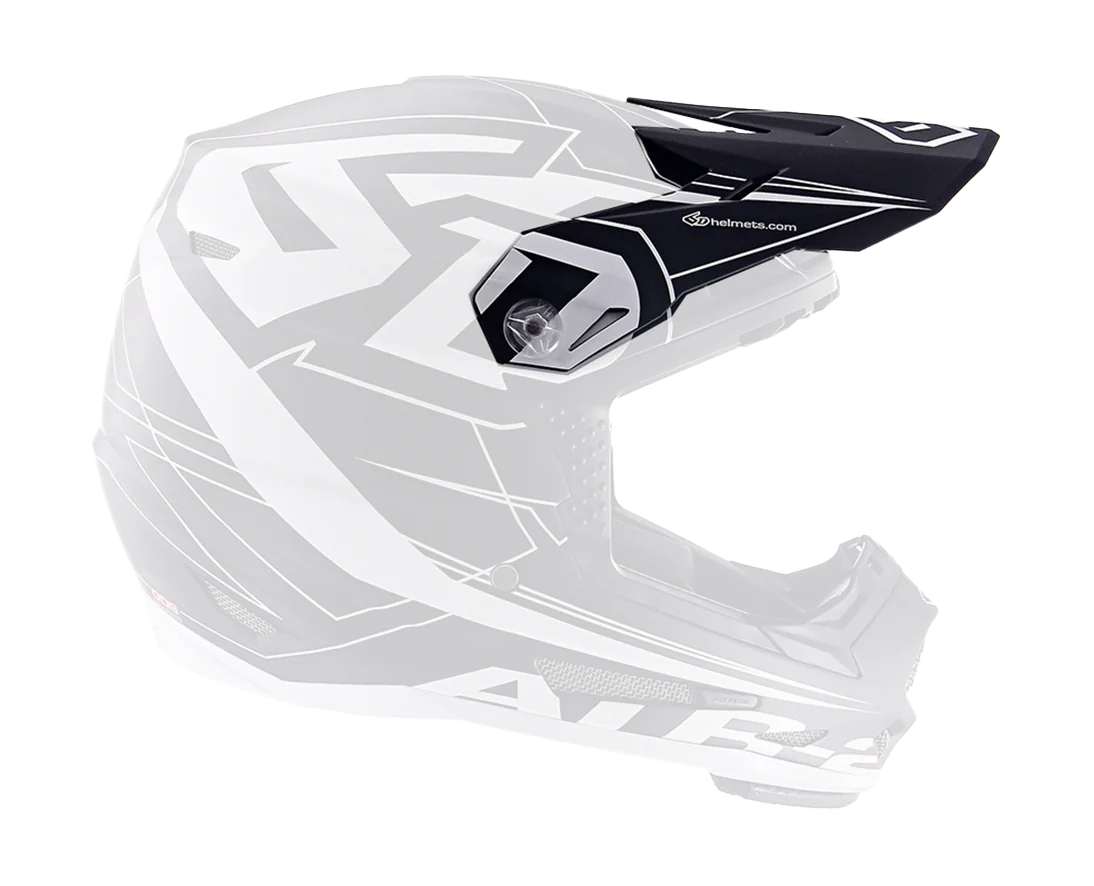 6D Helmet Visor ATR-2 Aero - Black