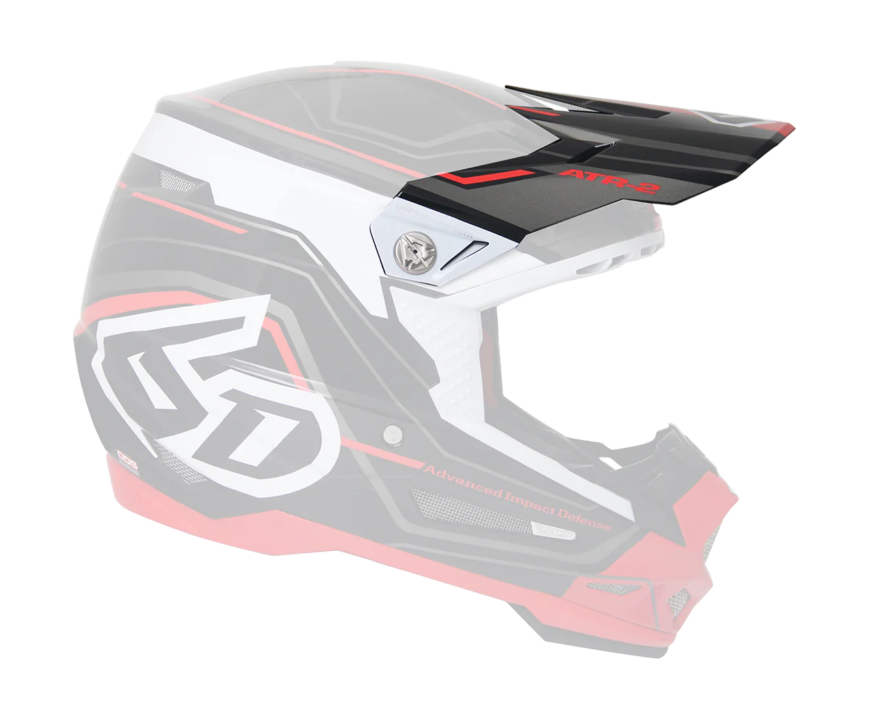 6D Helmet Visor ATR-2 Circuit Glans - Black