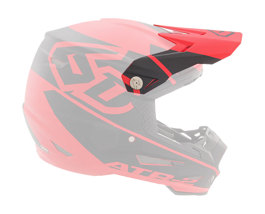 6D Helmet Visor ATR-2 Core - Red / Black