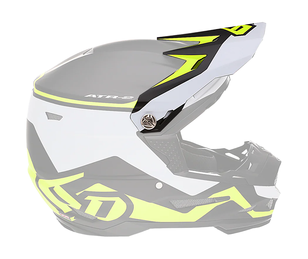 6D Helmet Visor ATR-2 Drive - Neon Yellow
