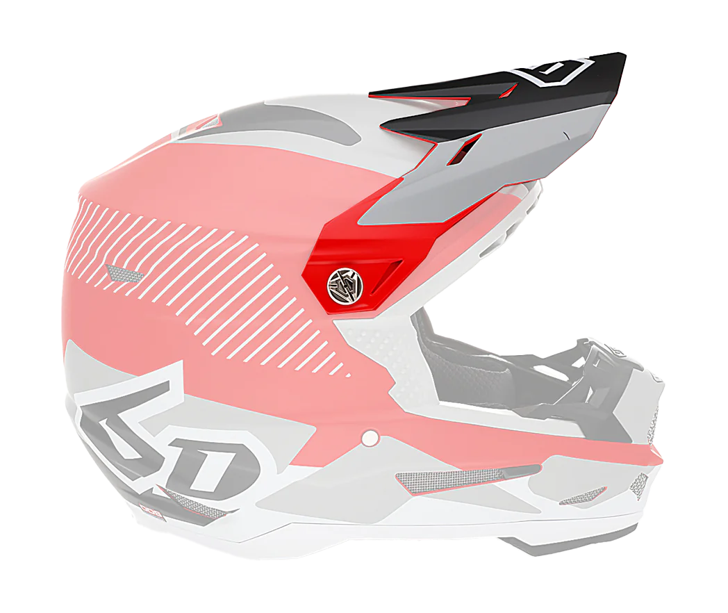 6D Helmet Visor ATR-2 Fusion - Red