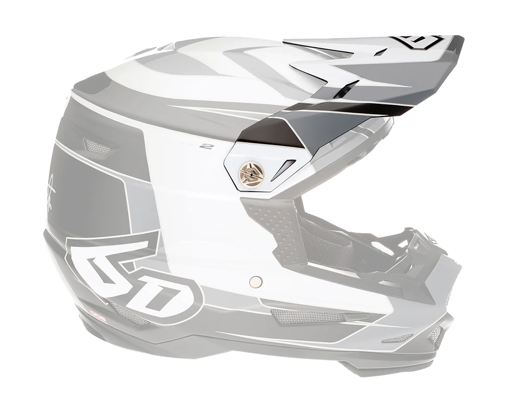6D Helmet Visor ATR-2 Impact - White