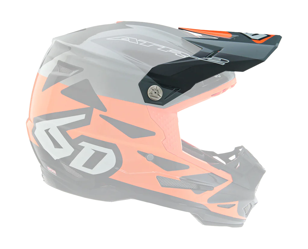 6D Helmet Visor ATR-2 Merge - Orange / Grey / Black