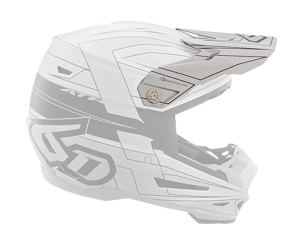 6D Helmet Visor ATR-2 Missile LE - Silver / Black