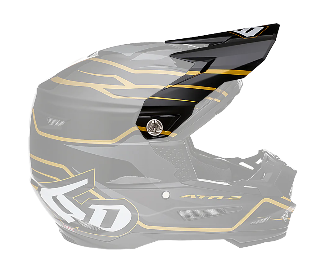 6D Helmet Visor ATR-2 Phase - Black / Gold