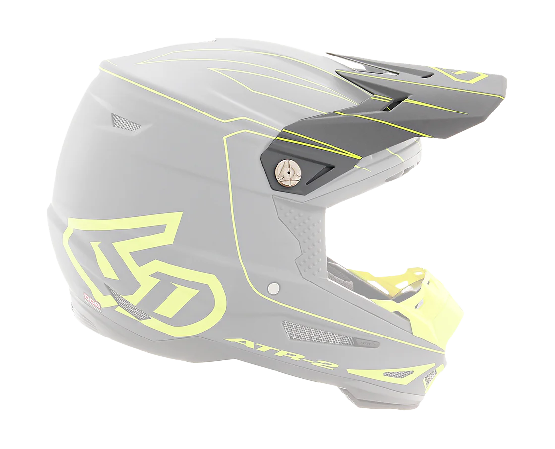 6D Helmet Visor ATR-2 Recon - Grey / Yellow