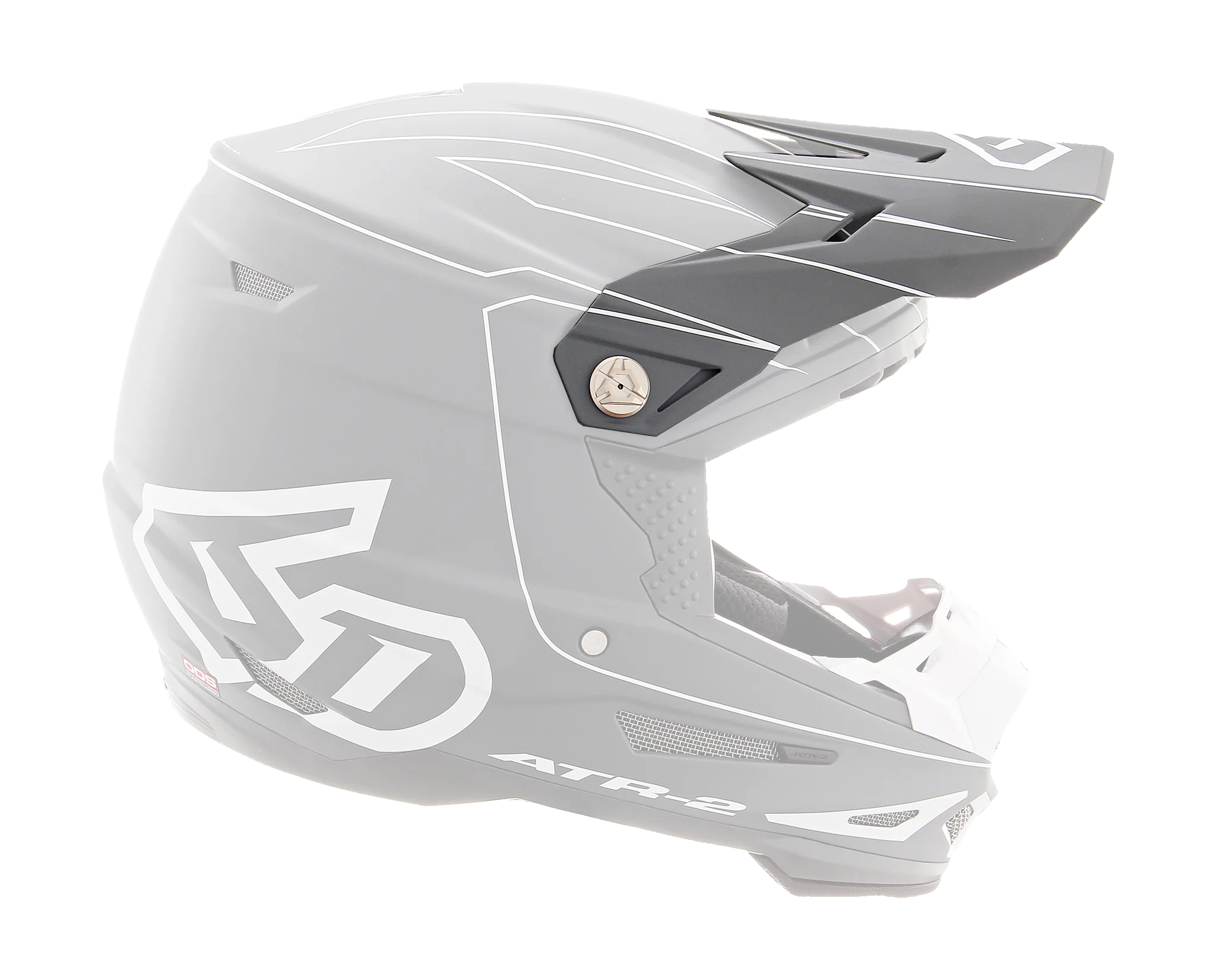 6D Helmet Visor ATR-2 Recon - Grey / White