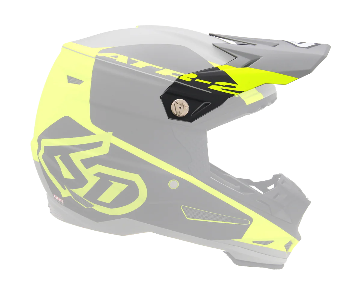 6D Helmet Visor ATR-2 Shadow - Neon Yellow