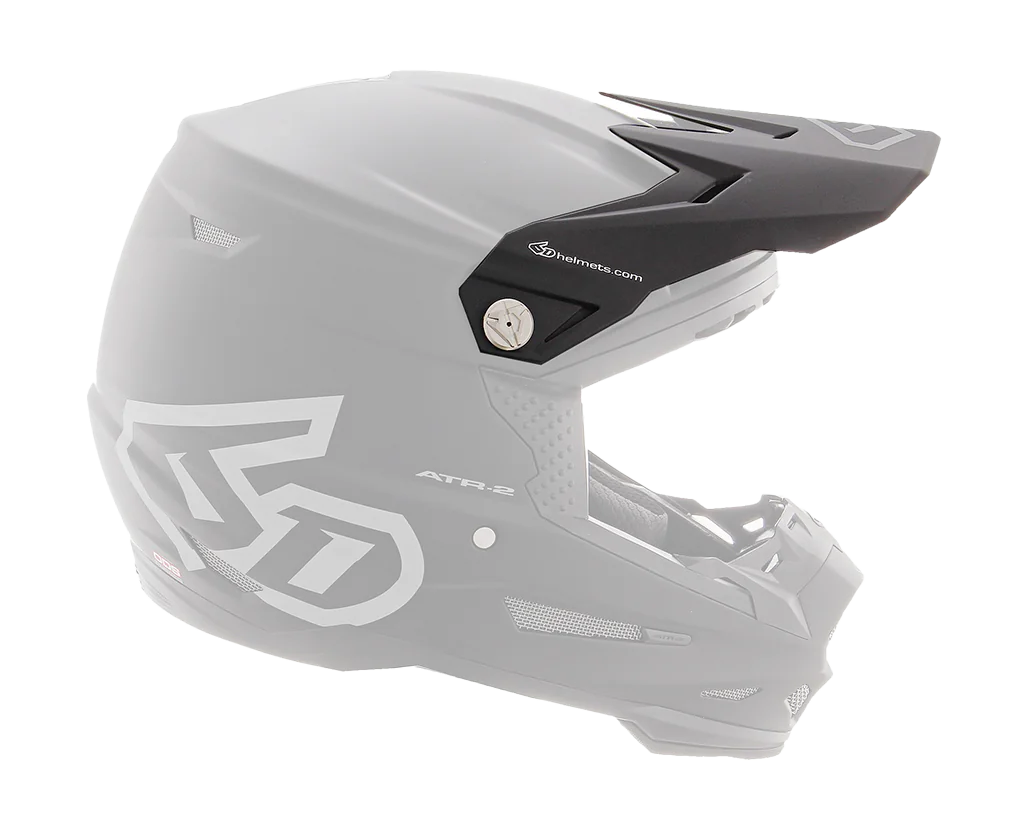 6D Helmet Visor ATR-2 Solid - Black / Matte