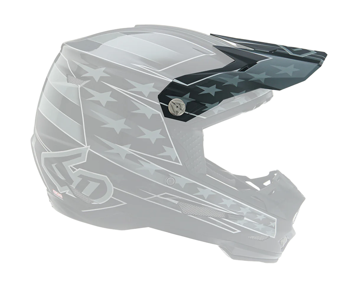 6D Helmet Visor ATR-2 Super Patriot - Black