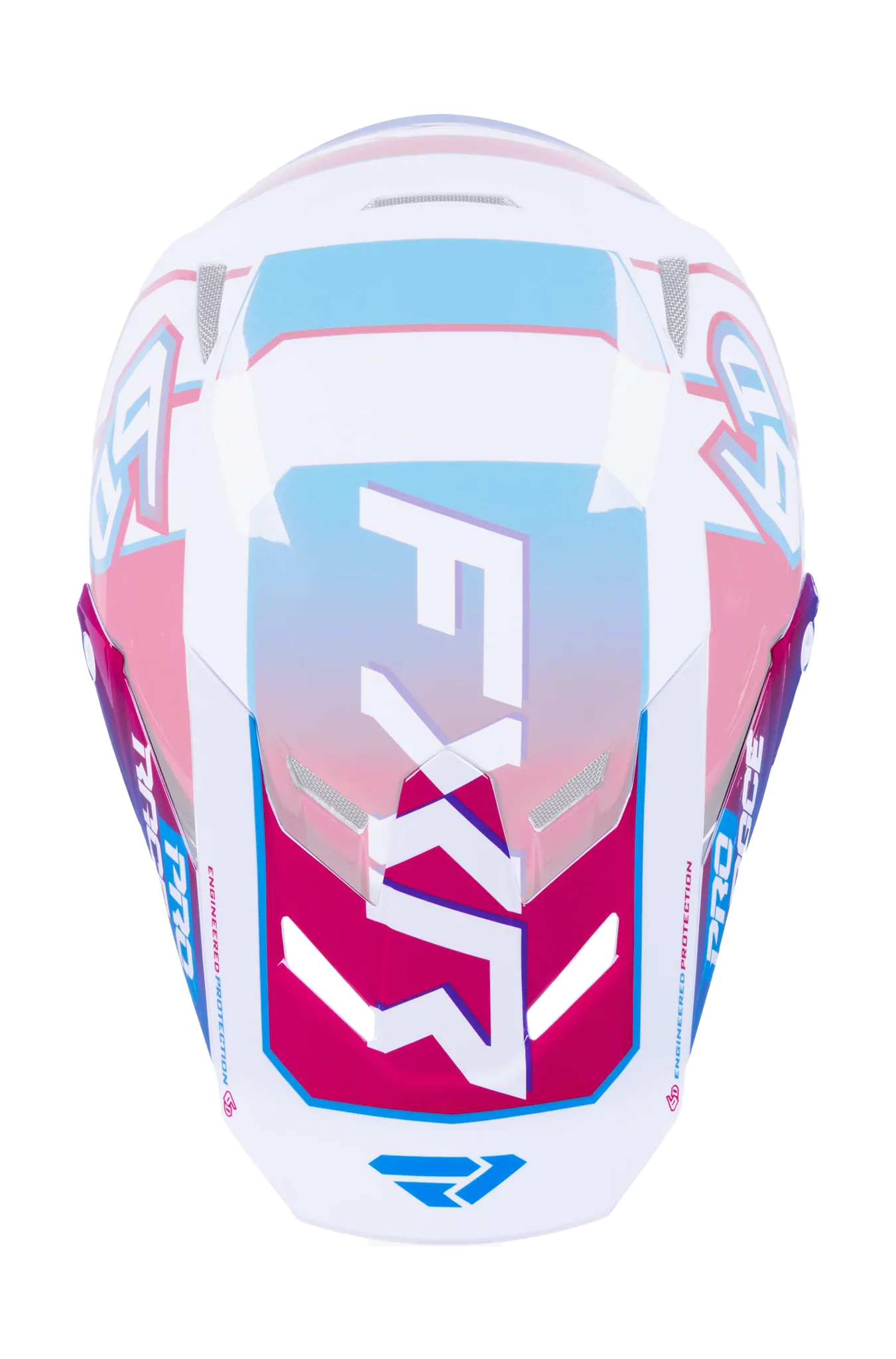 6D Helmet Visor ATR-3 FXR - Blue Razz / White