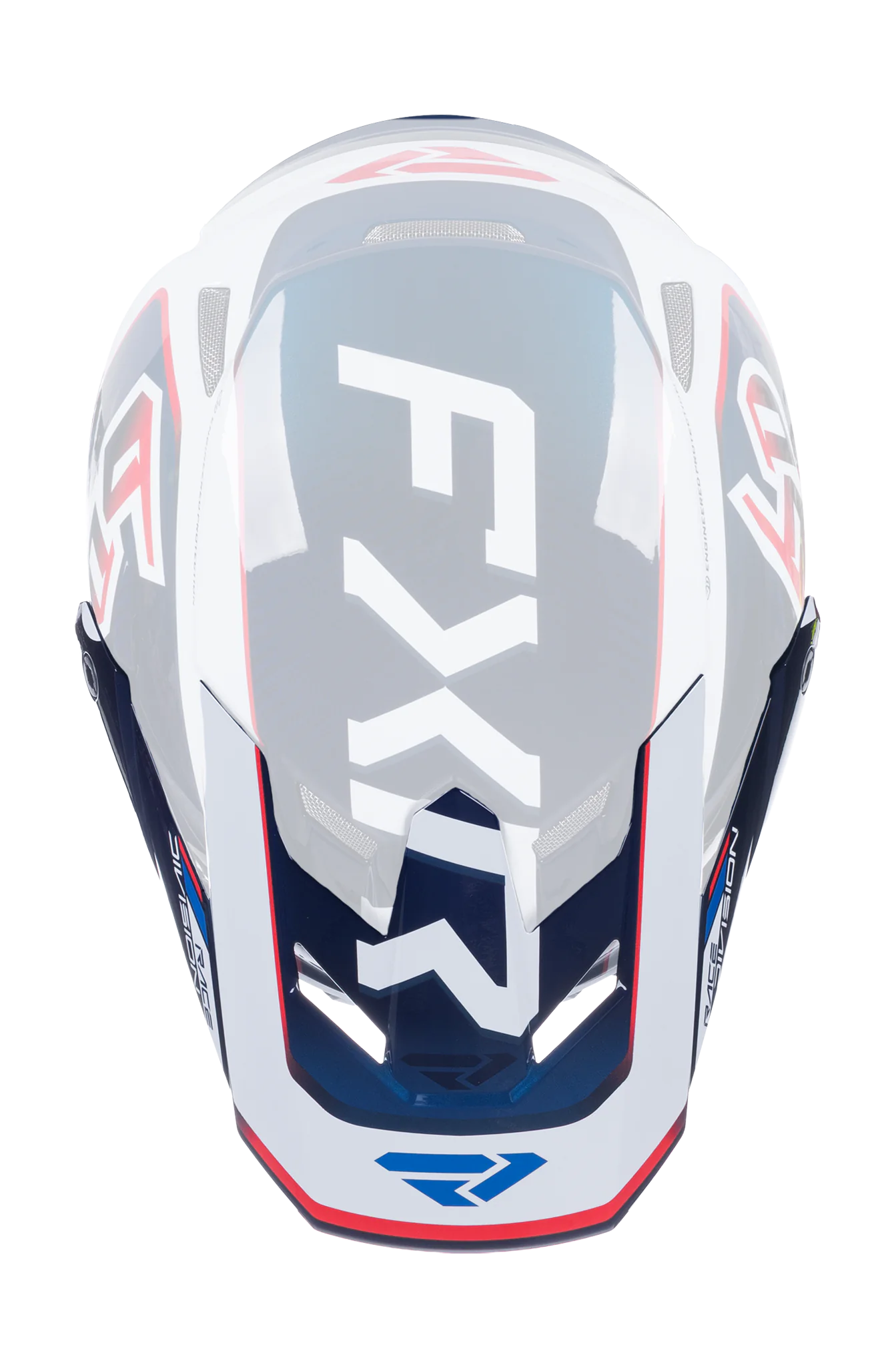 6D Helmet Visor ATR-3 FXR - White / Red / Blue