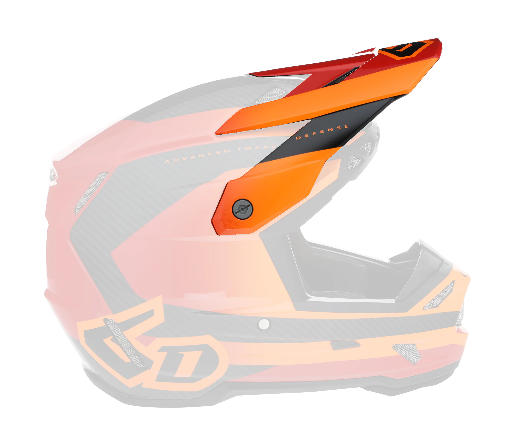 6D Helmet Visor ATR-3 Pure - Orange