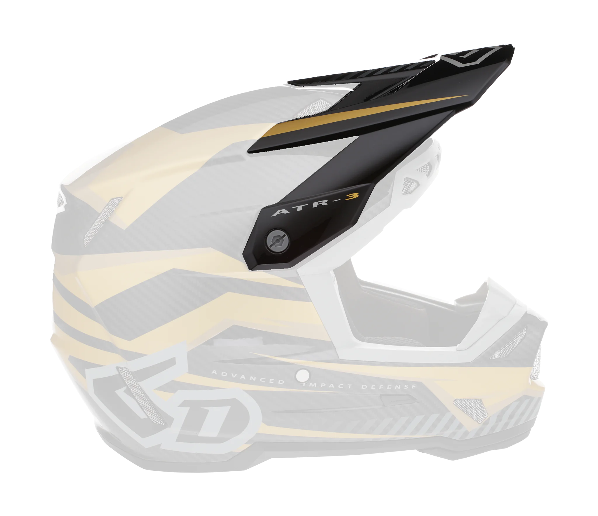 6D Helmet Visor ATR-3 Rival - Gold