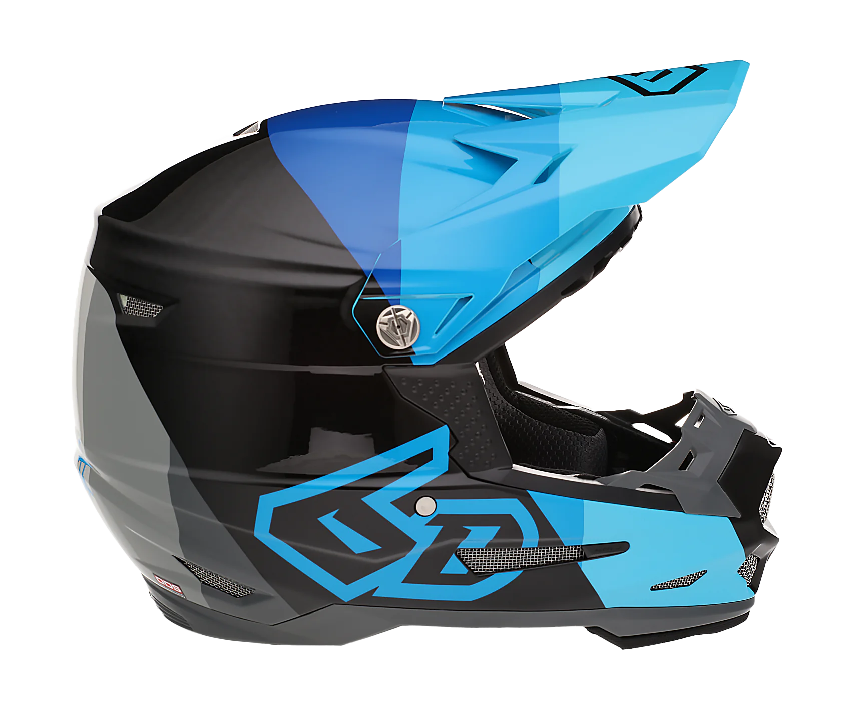 6D Youth Motocross Helmet ATR-2Y Range - Blue