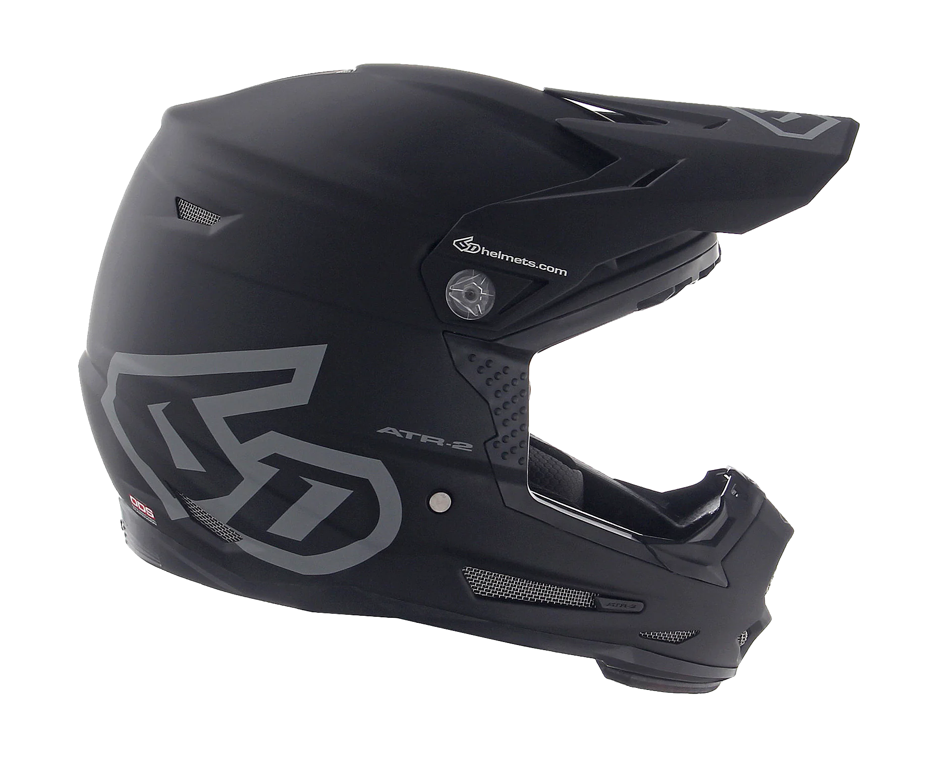 6D Youth Motocross Helmet ATR-2Y Solid - Matte Black