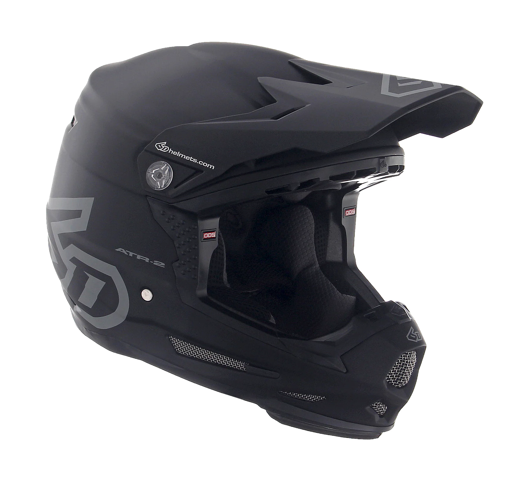 6D Youth Motocross Helmet ATR-2Y Solid - Matte Black