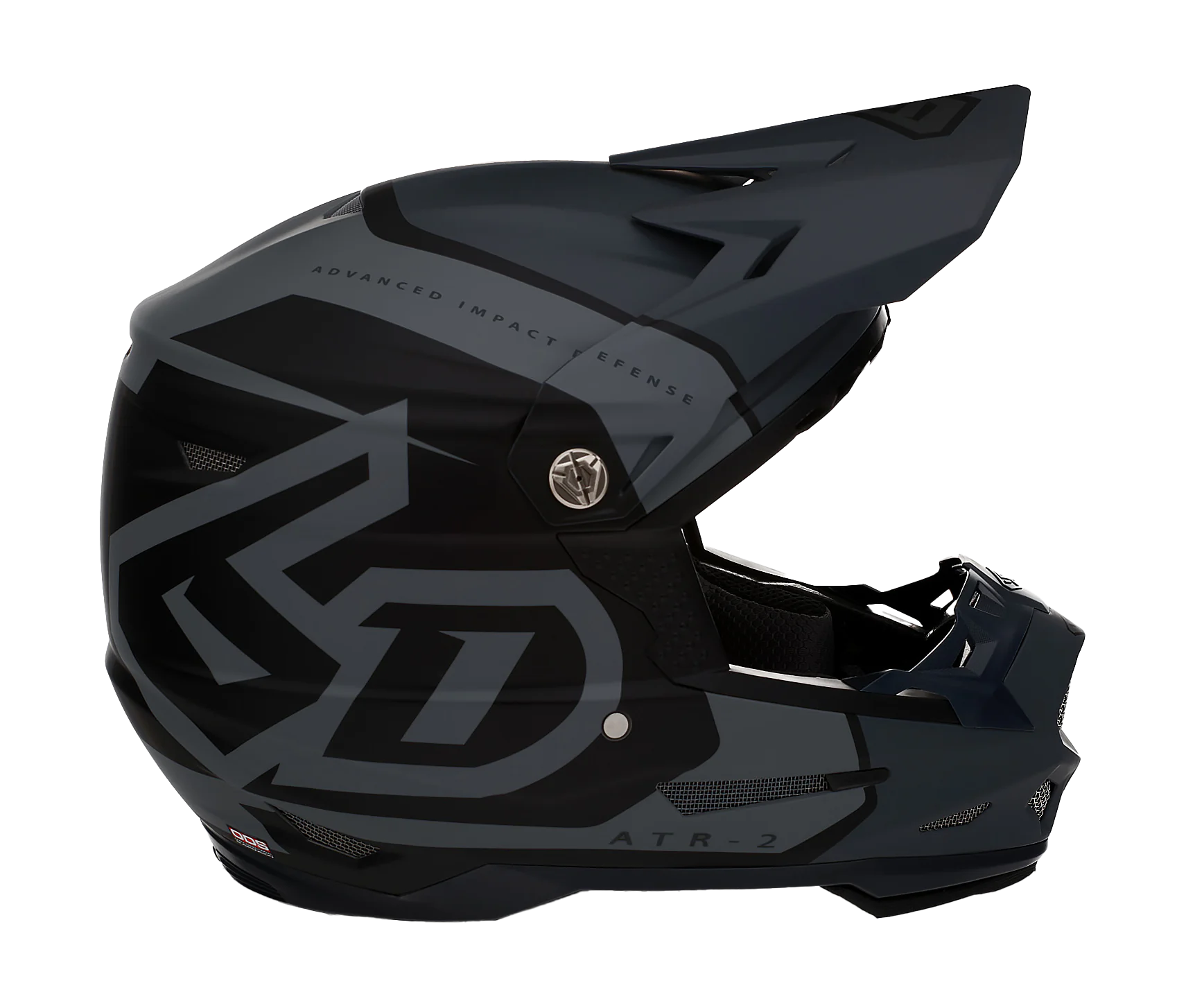 6D Youth Motocross Helmet ATR-2Y Torque - Matte Charcoal