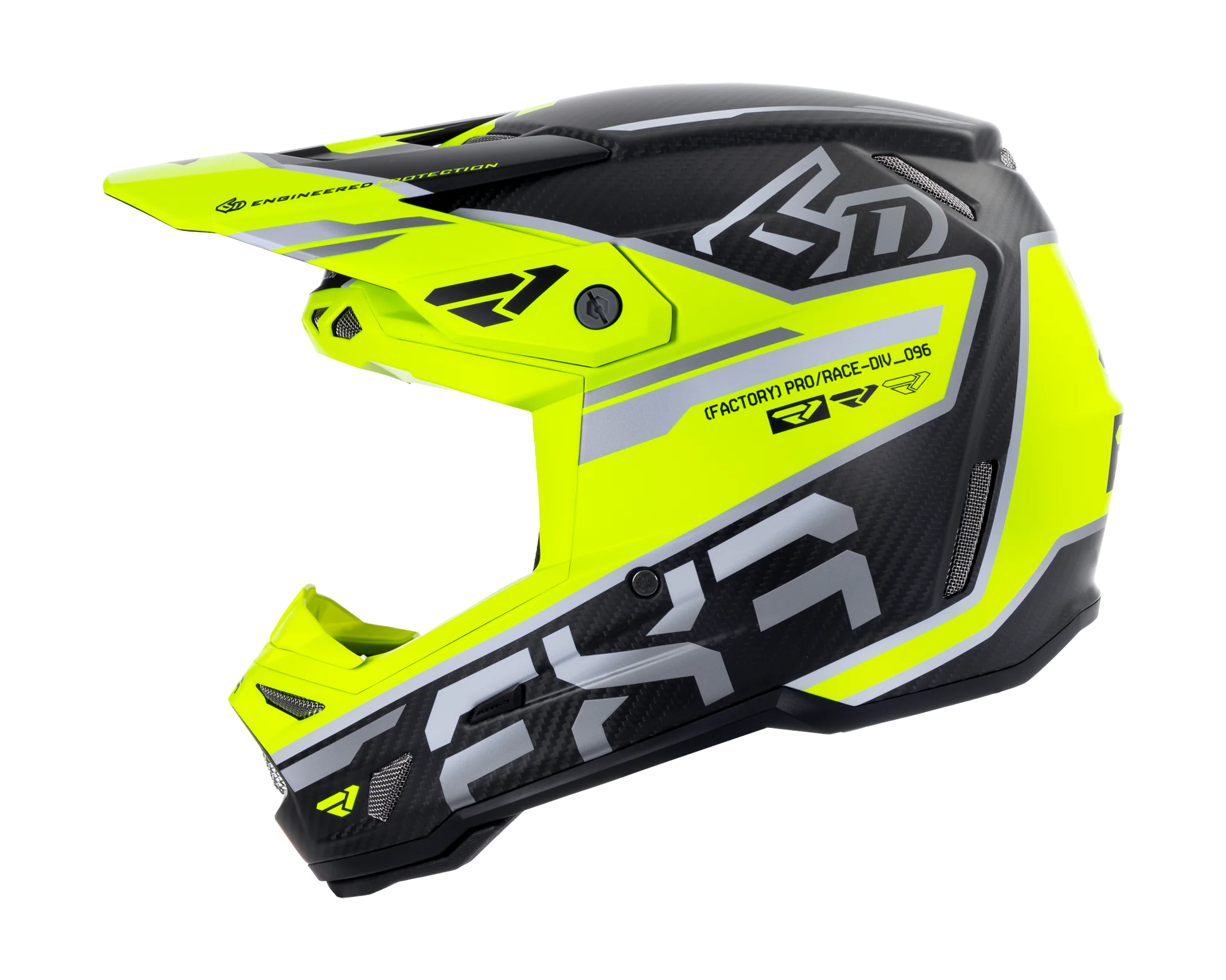6D Youth Motocross Helmet ATR-3Y FXR - HiVis