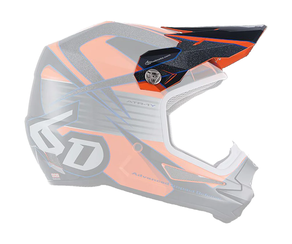 6D Youth Helmet Visor ATR-1Y Avenger - Neon Orange