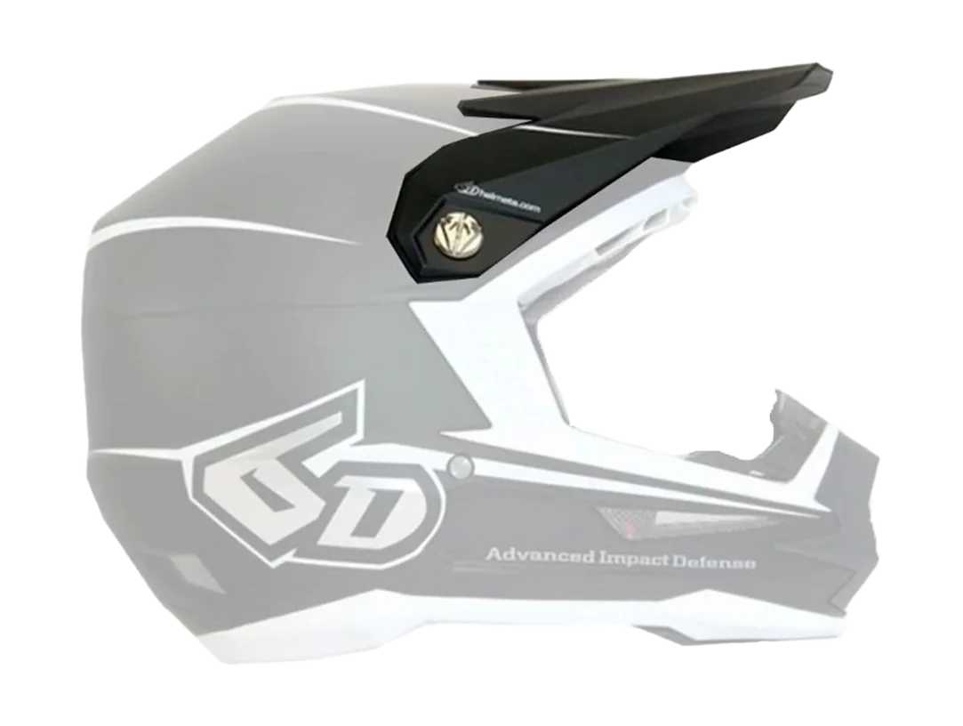 6D Youth Helmet Visor ATR-1Y Stealth Graphic - Matte Black