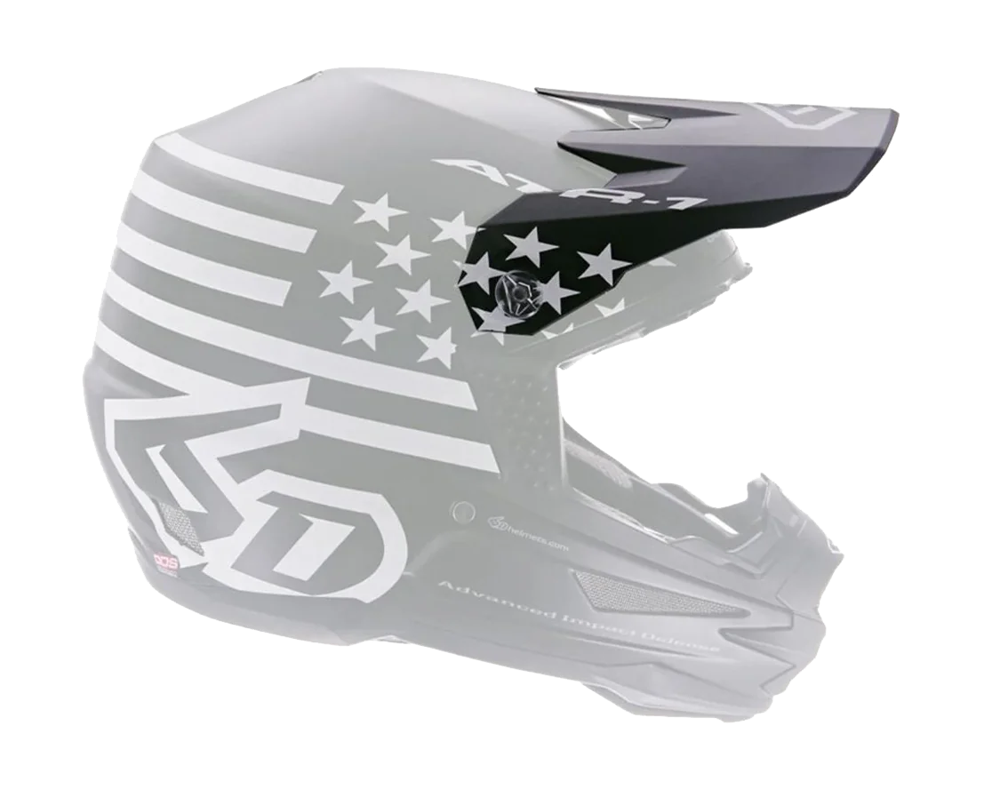6D Youth Helmet Visor ATR-1Y Tactical - Black / White