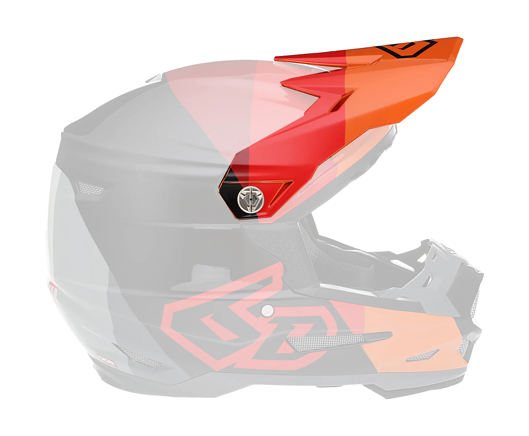 6D Youth Helmet Visor ATR-2Y Range - Red