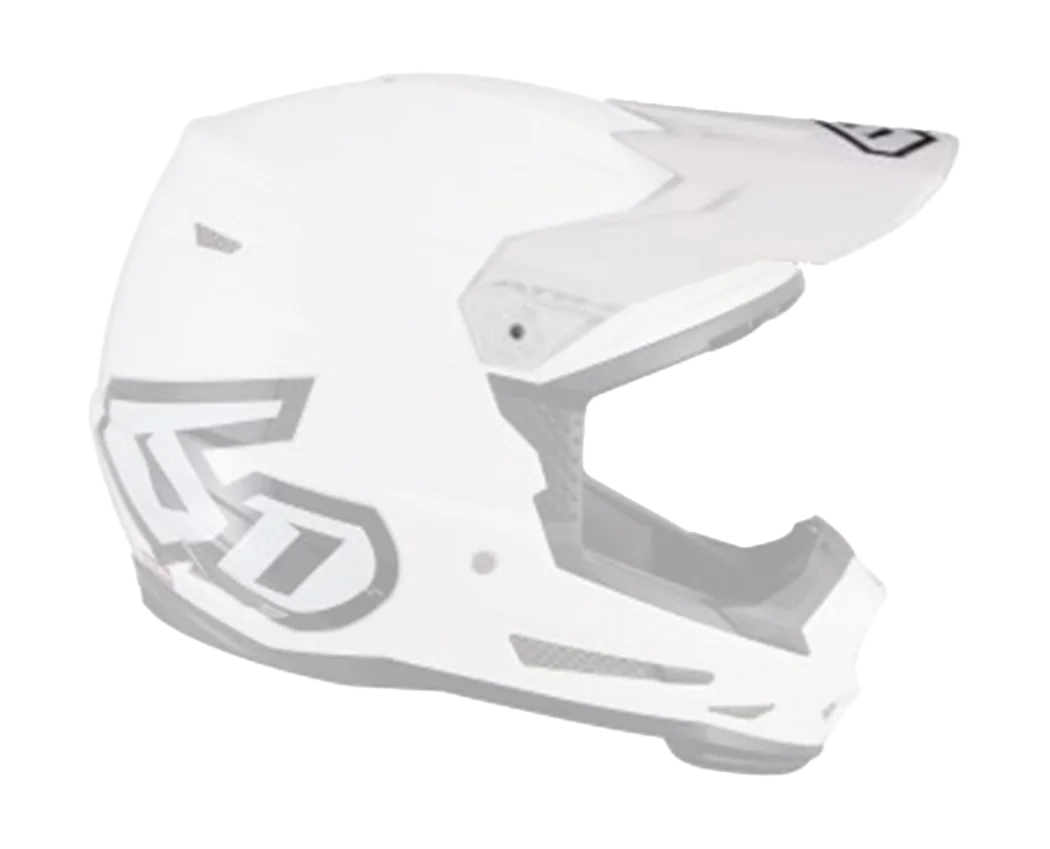 6D Youth Helmet Visor ATR-2Y Solid - Gloss White