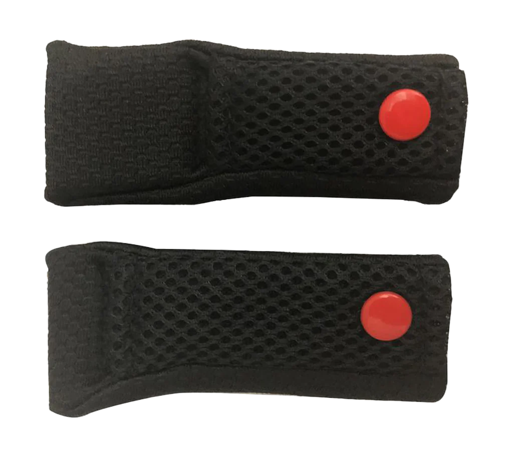 6D Youth Chin Strap Covers ATR-1Y - Black