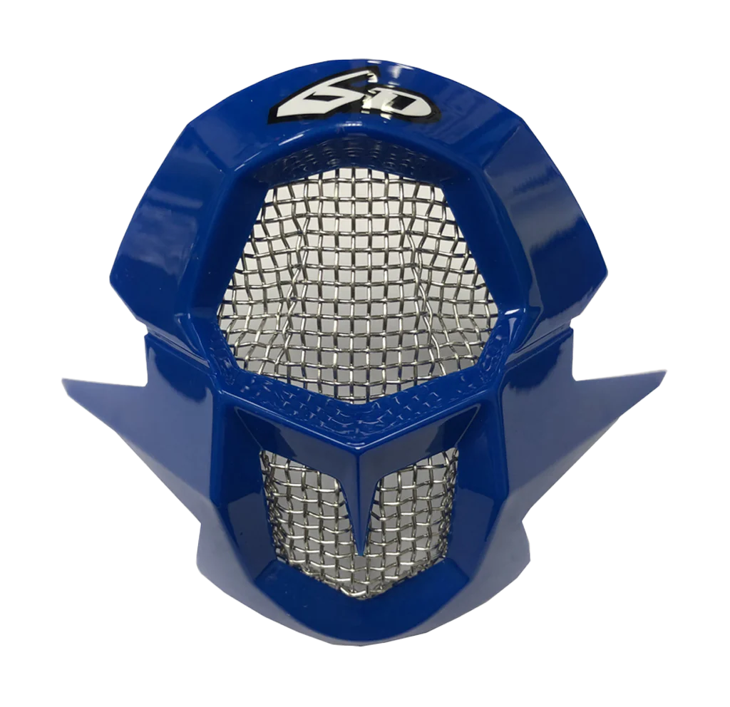 6D Mouthpiece ATR-1 Carbon - Electric Blue / White