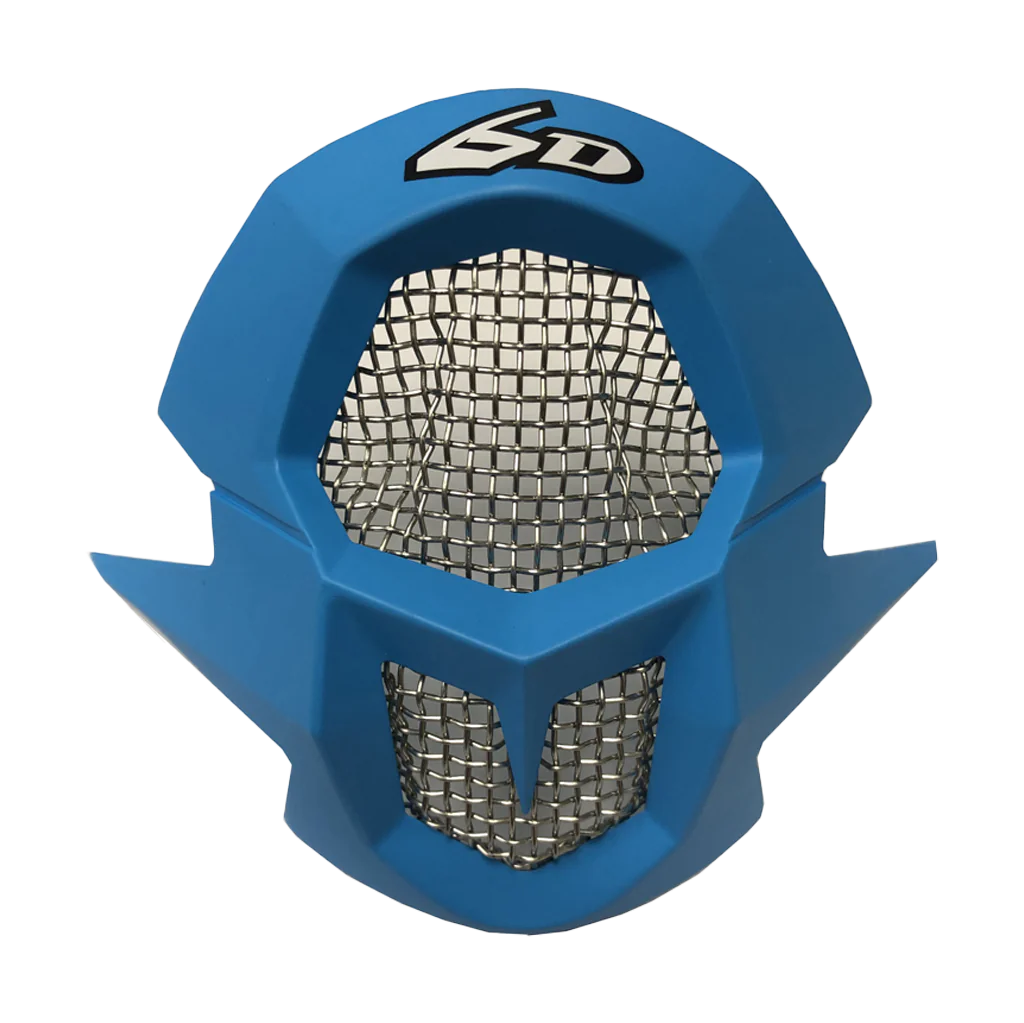 6D Mouthpiece ATR-1 Edge - Neon Blue / Grey